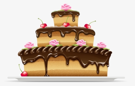 Free Png Cake - Transparent Transparent Background Cake Png, Png Download, Transparent PNG