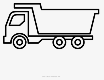 Dump Truck Coloring Page - Camion Disegno Da Colorare, HD Png Download, Transparent PNG