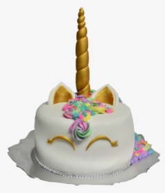 Unicorn Chocolate Cake Covered With Fondant And Decorated - Png Fondant Unicorn Cake, Transparent Png, Transparent PNG
