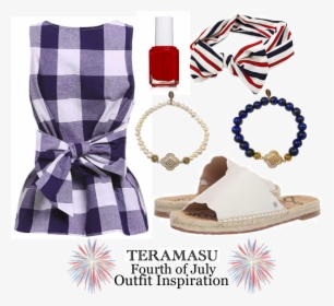 Red, White, And Blue Outfit Inspiration For The Fourth - Sweater, HD Png Download, Transparent PNG