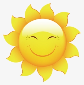 Summer Material Wallpaper Sun Smiley Vector Design - Kelvin Throughout The Day, HD Png Download, Transparent PNG