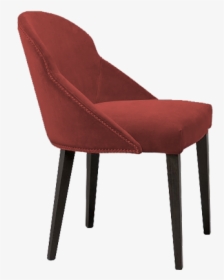 Adele Side Chair Red - Chair Png From Side, Transparent Png, Transparent PNG