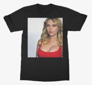 Scarlett Johansson ﻿classic Adult T-shirt   Class - Scarlett Johansson T Shirt, HD Png Download, Transparent PNG