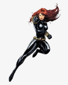 Black Widow Comic Suit, HD Png Download, Transparent PNG