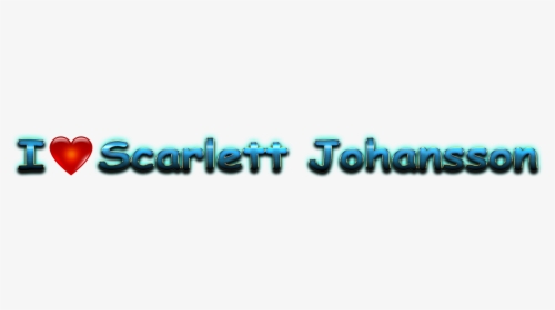 Scarlett Johansson Heart Name Transparent Png - Heart, Png Download, Transparent PNG