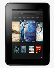 Kindle Fire Png - Ipad Mini Vs Kindle Size, Transparent Png, Transparent PNG
