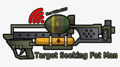 Target Seeking Fat Man Fo4 - Fatman Fallout Vector, HD Png Download, Transparent PNG