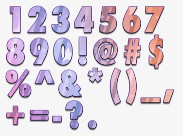Transparent Free Clipart Letters And Numbers - English Numbers Png, Png Download, Transparent PNG