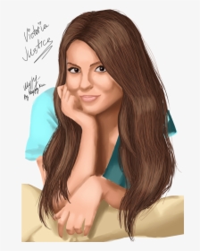 Victoria Justice Drawing Pic, HD Png Download, Transparent PNG