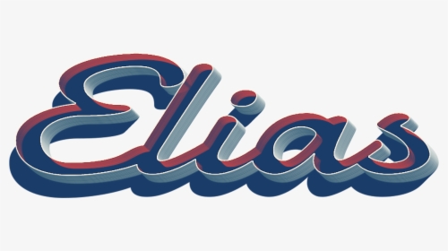 Elias 3d Letter Png Name - Graphic Design, Transparent Png, Transparent PNG