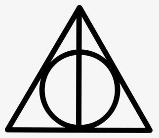 Triangle,symbol,parallel - Symbol Harry Potter Deathly Hallows, HD Png Download, Transparent PNG