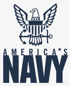 Navy Eagle Logo Youth T Shirt - Us Navy Png, Transparent Png, Transparent PNG