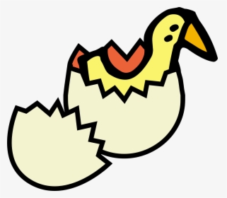 Chick Svg Clip Arts - Cracked Egg Clip Art, HD Png Download, Transparent PNG