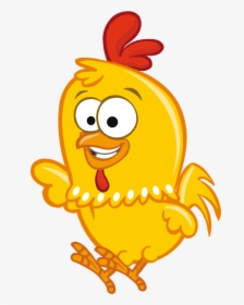 Baby Chick Jumping - Galinha Png, Transparent Png, Transparent PNG