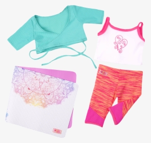 Happy Sun Salute Yoga Outfit - Lilac, HD Png Download, Transparent PNG