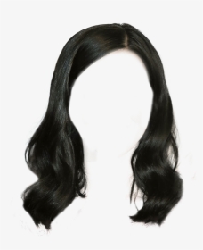Transparent Hair Black - Women Png Hair Style, Png Download , Transparent  Png Image - PNGitem