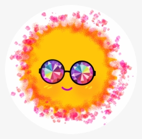 #sun#sunny#sticker#happy Sun#smile #ftesun - Circle, HD Png Download, Transparent PNG