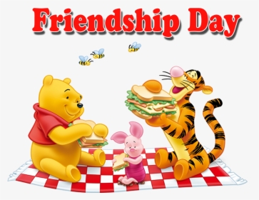 Friendship Day Png Hd Images - Winnie The Pooh Tigger And Piglet, Transparent Png, Transparent PNG