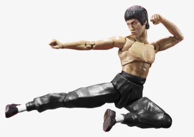 Bruce Lee Flying Kick Drawing, HD Png Download, Transparent PNG