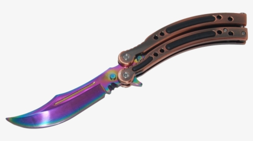 Butterfly Knife Fade Real Life - Real Butterfly Knife Fade, HD Png Download, Transparent PNG