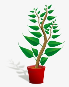 Potted Plant Clipart - Plant Clip Art Png, Transparent Png, Transparent PNG