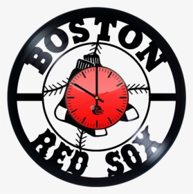 Transparent Vinyl Record Clipart - Black Boston Red Sox Logo, HD Png Download, Transparent PNG