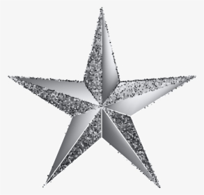Star Clipart Silver - Silver Star Clipart, HD Png Download, Transparent PNG
