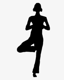 Bikram Yoga Exercise Silhouette Namaste - Bikram Yoga Png, Transparent Png, Transparent PNG