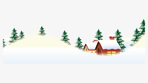 Transparent Nativity Silhouette Png - Cartoon Winter And Christmas Scene Png Transparent, Png Download, Transparent PNG