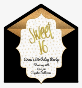 16th Birthday Invites Ideas, HD Png Download, Transparent PNG