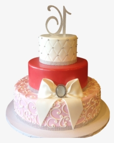 16th Birthday Cakes Images Tldn Elegant Sweet 16 Birthday, HD Png Download, Transparent PNG