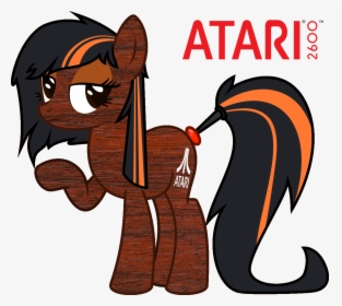 My Little Pony Woodgrain - Atari Logo, HD Png Download, Transparent PNG
