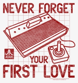Atari First Love Youth T Shirt - Never Forget Your First Love Atari Shirt, HD Png Download, Transparent PNG