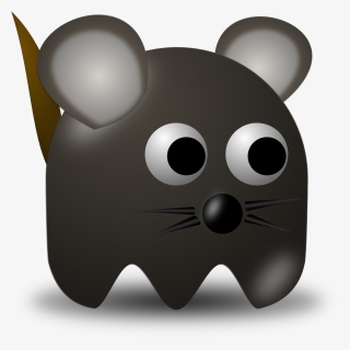 Newbie Mouse Animal 555px - Blue Pacman Ghost, HD Png Download, Transparent PNG