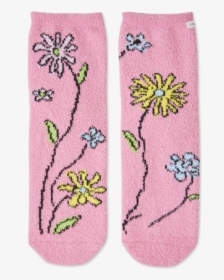 Wild Flowers Plush Snuggle Sock - Peony, HD Png Download, Transparent PNG