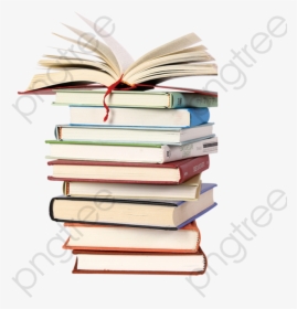 Transparent Book Png Clipart - Pile Of Books Png, Png Download, Transparent PNG