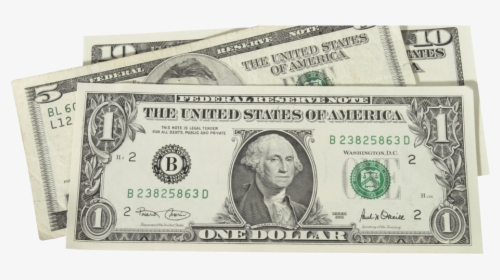United States One Dollar Bill United States Dollar - Dollar Bill Transparent Background, HD Png Download, Transparent PNG