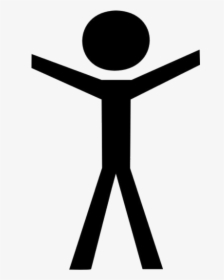 Transparent Human Figure Hands Open Png Cartoon - Human Figure With Hands Open, Png Download, Transparent PNG