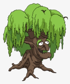 The Quest For Stuff Wiki - Cartoon Weeping Willow Tree, HD Png Download, Transparent PNG