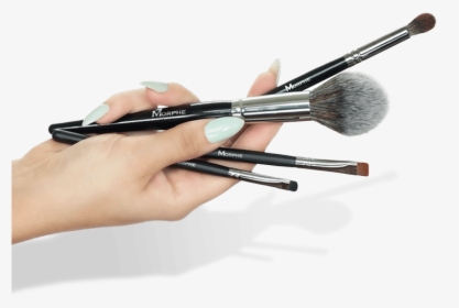 Hand With Makeup Brush Png - Hand Makeup Brush Png, Transparent Png, Transparent PNG