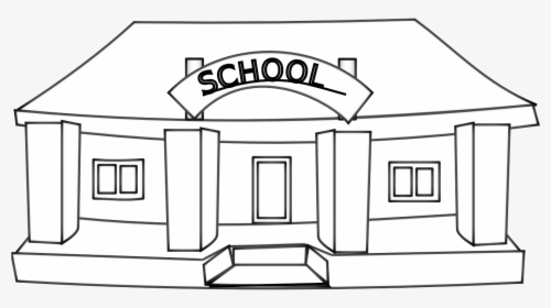 Thumb Image - School Building Clipart Black And White, HD Png Download, Transparent PNG