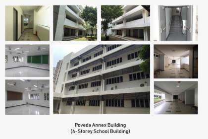 Poveda Annex Building - Storey School Building Design, HD Png Download, Transparent PNG