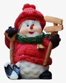 Snowman, Figure, Christmas, Cute, Cropping, Isolated - Christmas, HD Png Download, Transparent PNG