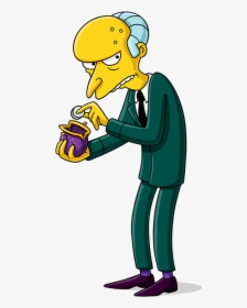 Mr Burns Png - Los Simpson Montgomery Burns, Transparent Png, Transparent PNG