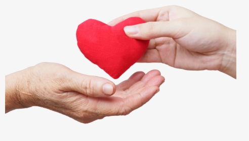 Hands Giving Heart , Png Download - Giving Hands With Heart, Transparent Png, Transparent PNG