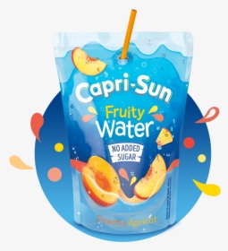 19118-cs Website Hover Fruitywater Peachapricot Splash - Capri Sun Lemon And Lime, HD Png Download, Transparent PNG