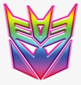 Rainbow Decepticon Symbol, HD Png Download, Transparent PNG