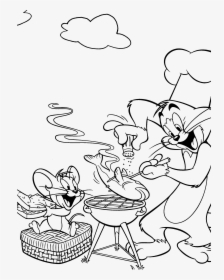 Tom Drawing Colour - Tom And Jerry Cook, HD Png Download, Transparent PNG