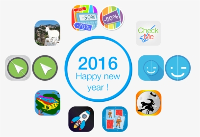 Happy New Year - Sticker, HD Png Download, Transparent PNG