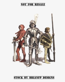 Group Clipart Knights - Medieval Swiss Knight, HD Png Download, Transparent PNG